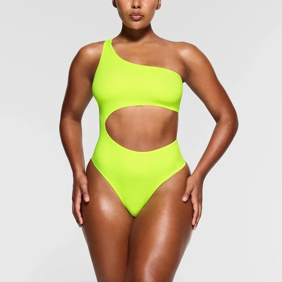NWT Skims Fits Everybody One Shoulder Cutout Bodysuit - Picture 2 of 6